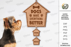 Pets personalized decors Bundle Laser Cut. Animal Lover SVG Product Image 7