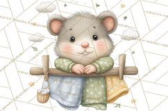 Pet Clipart PNG, Pastel Animal Planner Icons Product Image 2