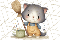 Pet Clipart PNG, Pastel Animal Planner Icons Product Image 4