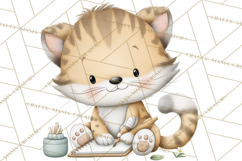 Pet Clipart PNG, Pastel Animal Planner Icons Product Image 5
