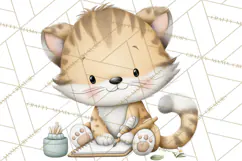 Pet Clipart PNG, Pastel Animal Planner Icons Product Image 5