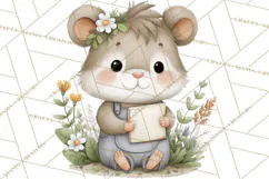 Pet Clipart PNG, Pastel Animal Planner Icons Product Image 4