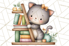 Pet Clipart PNG, Pastel Animal Planner Icons Product Image 4