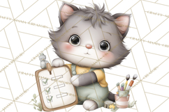 Pet Clipart PNG, Pastel Animal Planner Icons Product Image 5