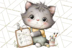 Pet Clipart PNG, Pastel Animal Planner Icons Product Image 5