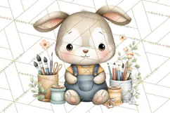 Pet Clipart PNG, Pastel Animal Planner Icons Product Image 3