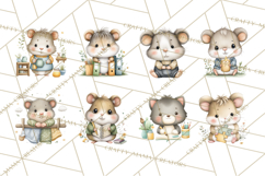 Pet Clipart PNG, Pastel Animal Planner Icons Product Image 5
