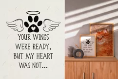 Pet memorial quote SVG, PNG. Rainbow bridge. Product Image 2
