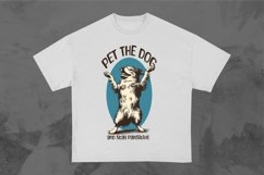 Pet the Dog Funny Dog T-shirt Design