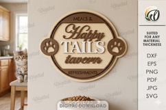 Pet Treat Station Sign Laser Cut. Wall Decor SVG Product Image 1