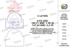 Pet Treat Station Sign Laser Cut. Wall Decor SVG Product Image 2