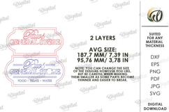 Pet Treat Station Sign Laser Cut. Wall Decor SVG Product Image 2