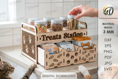 Pet Treat Storage Boxes Bundle Laser Cut. Pet Treat Box SVG Product Image 13