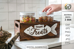 Pet Treat Storage Boxes Bundle Laser Cut. Pet Treat Box SVG Product Image 4