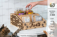 Pet Treat Storage Boxes Bundle Laser Cut. Pet Treat Box SVG Product Image 8