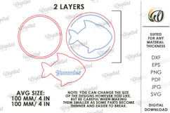 3D Pet Treats Jar lid Laser Cut. Mason Jar Topper SVG Product Image 2