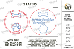 Pet Treats Jar lids Bundle Laser Cut. Mason Jar Topper SVG Product Image 5
