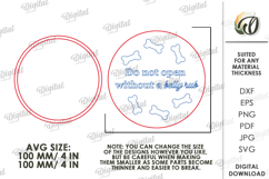 3D Pet Treats Jar lid Laser Cut. Mason Jar Topper SVG Product Image 2