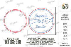 3D Pet Treats Jar lid Laser Cut. Mason Jar Topper SVG Product Image 2