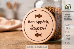 Pet Treats Jar lids Bundle Laser Cut. Mason Jar Topper SVG Product Image 10