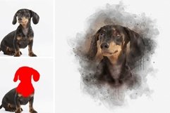 Realistic Pet Watercolor Effect Product Image 5