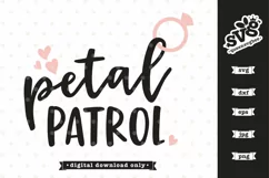 Petal Patrol SVG design for the Flower Girl Product Image 2