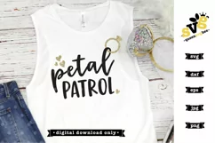 Petal Patrol SVG design for the Flower Girl Product Image 3