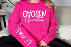 Chosen Generation Sleeve SVG, Christian SVG Design Product Image 3