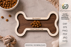 Pet Charcuterie Boards Bundle Laser Cut. Pet Treat Plate SVG Product Image 4