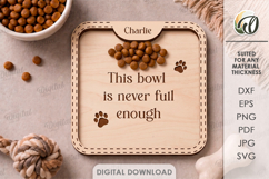 Pet Charcuterie Boards Bundle Laser Cut. Pet Treat Plate SVG Product Image 8
