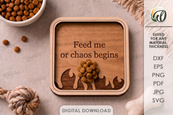 Pet Charcuterie Boards Bundle Laser Cut. Pet Treat Plate SVG Product Image 9