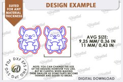 Chinchilla Earrings Laser Cut. Pets Earrings SVG Product Image 2