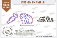 Guinea Pig Earrings Laser Cut. Pets Earrings SVG Product Image 2