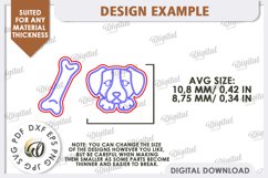 Dog Earrings Laser Cut. Pets Earrings. Animals Earrings SVG Product Image 2
