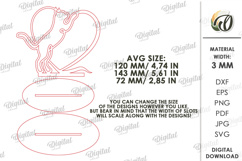 Cat Line Art Stand Laser Cut. Standing Home Decor SVG Product Image 2