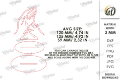 Pet Line Art Stand Laser Cut. Standing Home Decor SVG Product Image 2