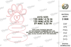 Pet Line Art Stand Laser Cut. Standing Home Decor SVG Product Image 2