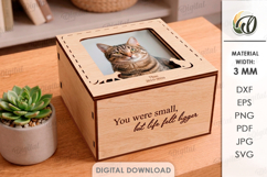 Pet Memorial Boxes Bundle Laser Cut. Keepsake Box SVG Product Image 6