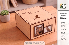 Pet Memorial Boxes Bundle Laser Cut. Keepsake Box SVG Product Image 9