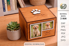 Pet Memorial Boxes Bundle Laser Cut. Keepsake Box SVG Product Image 11