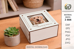 Pet Memorial Boxes Bundle Laser Cut. Keepsake Box SVG Product Image 12