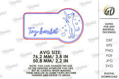 Pets toy basket sign Laser Cut. Dog svg Product Image 2