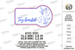 Pets toy basket sign Laser Cut. Dog svg Product Image 2