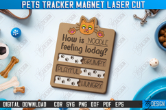 Pets Tracker Magnets Laser Cut Bundle, Feeding Reminder SVG Product Image 2