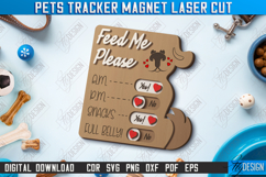 Pets Tracker Magnets Laser Cut Bundle, Feeding Reminder SVG Product Image 6