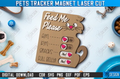 Pets Tracker Magnets Laser Cut Bundle, Feeding Reminder SVG Product Image 8