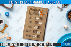 Pets Tracker Magnets Laser Cut Bundle, Feeding Reminder SVG Product Image 9