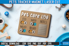 Pets Tracker Magnets Laser Cut Bundle, Feeding Reminder SVG Product Image 11