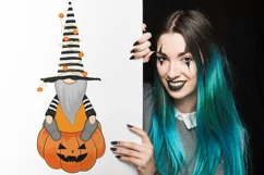 Funny halloween gnomes clipart. Sublimation PNG. Product Image 5