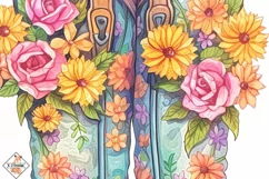Cowgirl Boots Sublimation PNG | Western Designs Product Image 2
